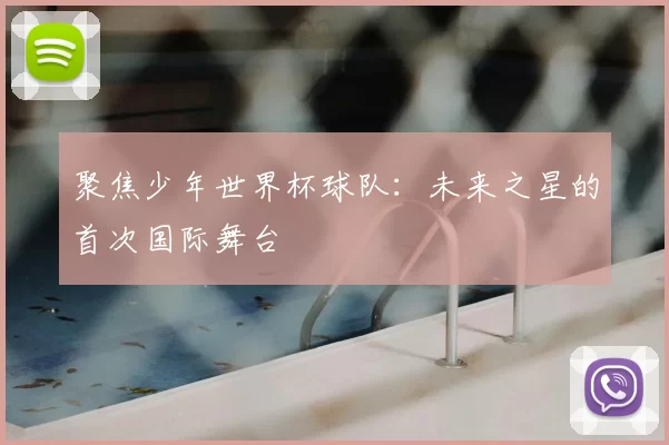 聚焦少年世界杯球队:未来之星的首次国际舞台